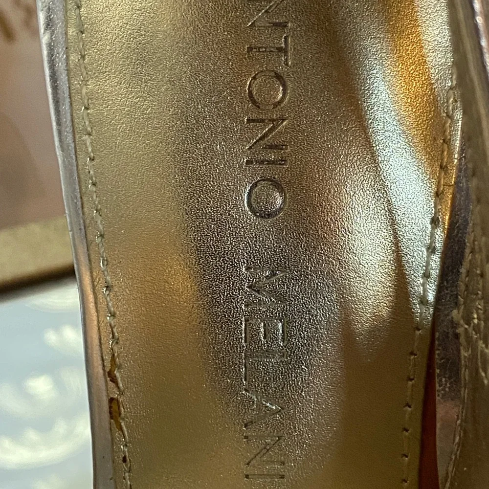 ANTONIO MELANI Silver Heels Elegant Design